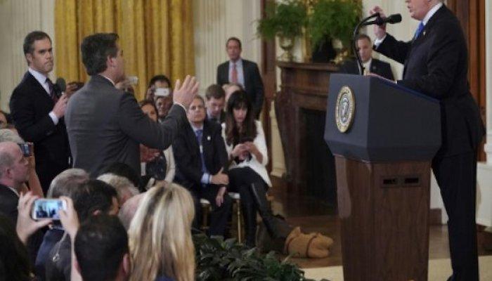 خلال المؤتمر الصحفي