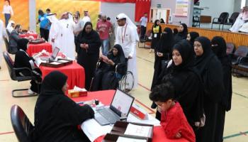 إقبال كثيف في الدائرة الرابعة بالمحافظة الجنوبية