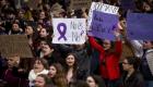 مظاهرات حاشدة في إسبانيا تنديدا بالعنف ضد النساء