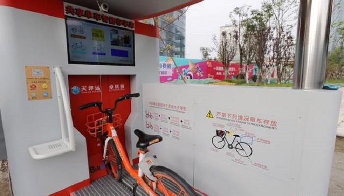أول موقف دراجات ذكي تحت الأرض في الصين