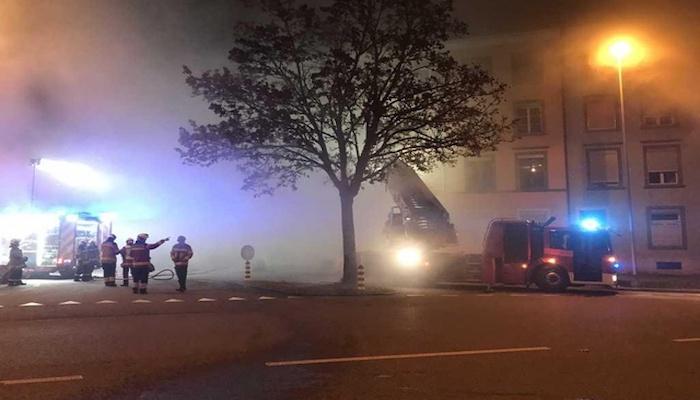 الحريق وقع في مدينة زولوتورن بشمال غرب سويسرا 