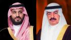 رئيس وزراء البحرين لولي العهد السعودي: الرياض والمنامة عائلة واحدة