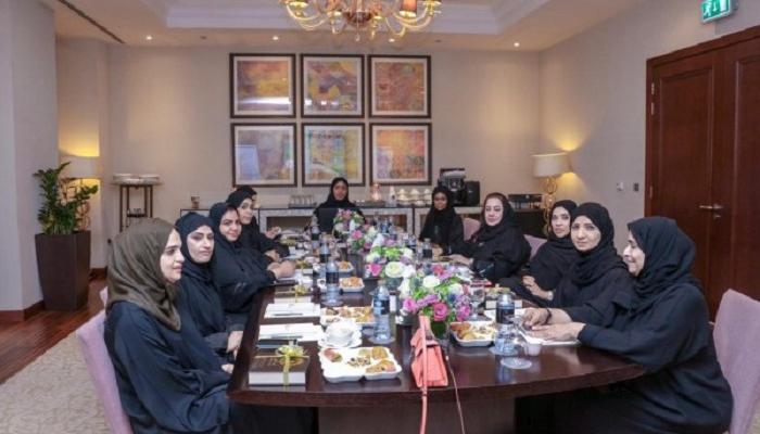جانب من اجتماع مجلس سيدات أعمال عجمان