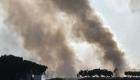 دخان أسود كثيف يغطي سماء روما جراء حريق في مكب قمامة