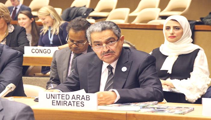 عبيد سالم الزعابي, المندوب الدائم لدولة الإمارات لدى الأمم المتحدة
