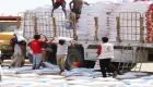 الهلال الأحمر الإماراتي يقدم 63 طن مساعدات لأهالي مرخة السفلى في شبوة