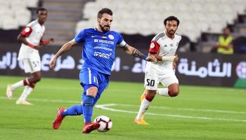 نيجريدو خلال المباراة