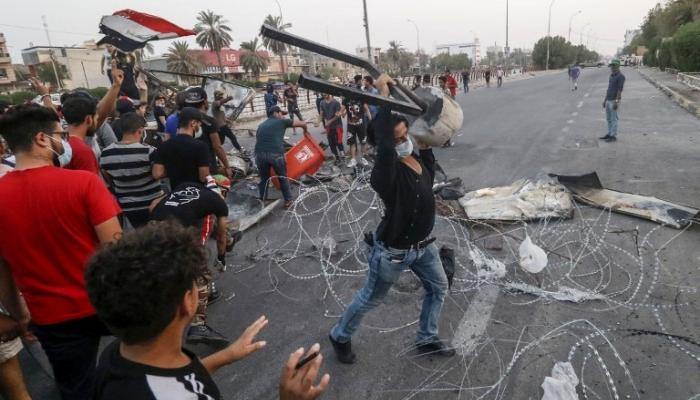 جانب من احتجاجات البصرة - أرشيفية
