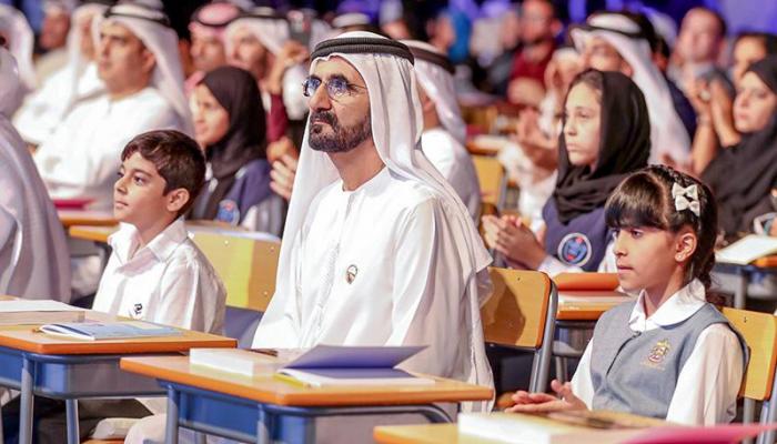 الشيخ محمد بن راشد آل مكتوم خلال إحدى المبادرات
