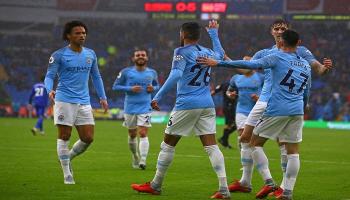 احتفال مانشستر سيتي