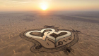 بالصور.. "بحيرة الحب".. سحر الصحراء في قلب دبي