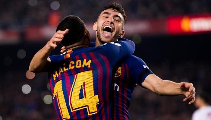 منير الحدادي مهاجم برشلونة