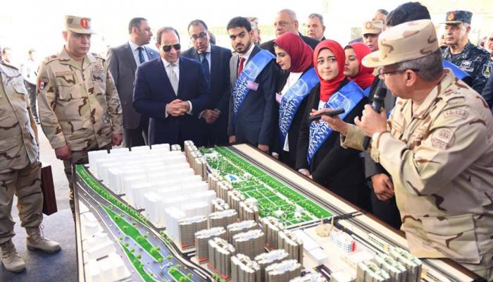 الرئيس السيسي يفتتح مدينة "بشائر الخير - 2"