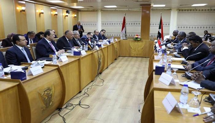 اجتماع اللجنة الرباعية بين مصر والسودان