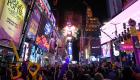 شرطة نيويورك تراقب احتفالات السنة الجديدة في ساحة التايمز بطائرة مسيرة