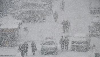عاصفة ثلجية - صورة أرشيفية
