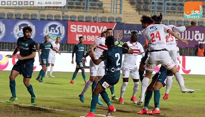 من مواجهة الزمالك وإنبي