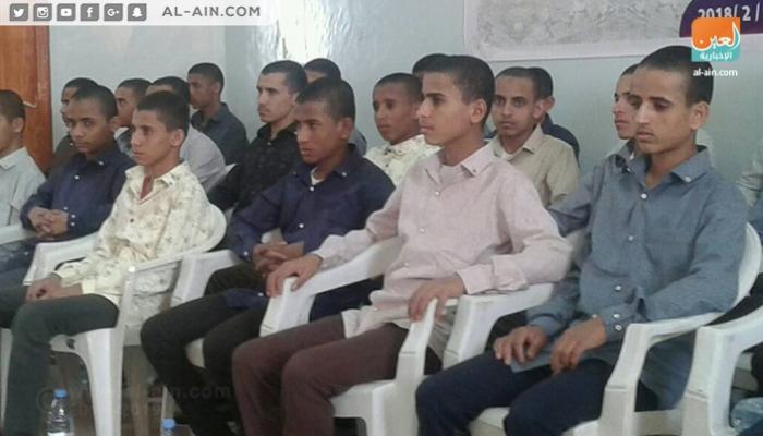 الأطفال بعد استعادة حريتهم