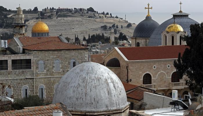 كنائس القدس إلى جوار الأقصي - أ. ف. ب