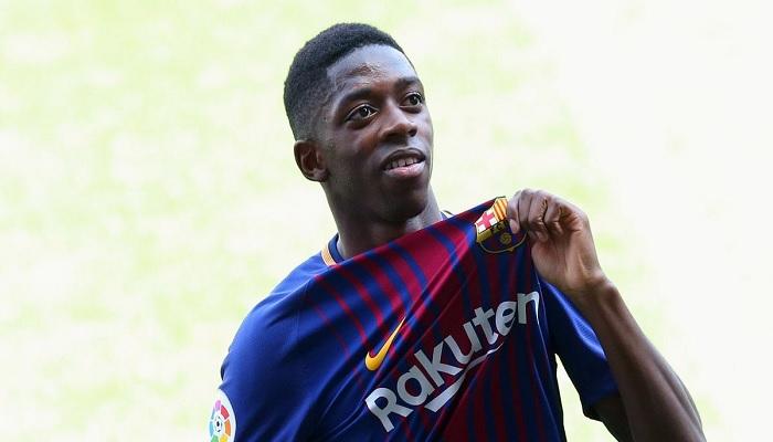 عثمان ديمبلي لاعب برشلونة