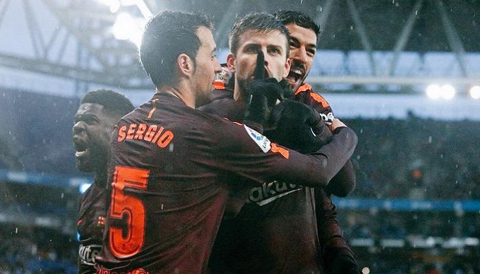 برشلونة تعادل مع إسبانيول