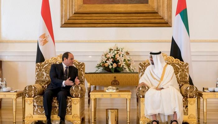 الشيخ محمد بن زايد آل نهيان والرئيس السيسي - أرشيفية