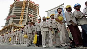 عمال فلبينيون في قطر