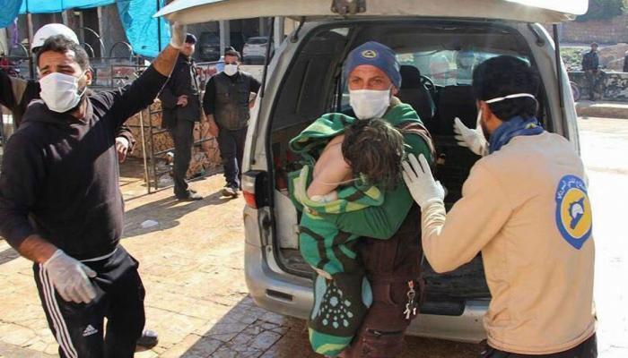 إحدى ضحايا استهداف خان شيخون بالكيماوي - أرشيفية