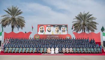 الشيخ سعود بن راشد المعلا والشيخ سيف بن زايد آل نهيان يشهدان الحفل 