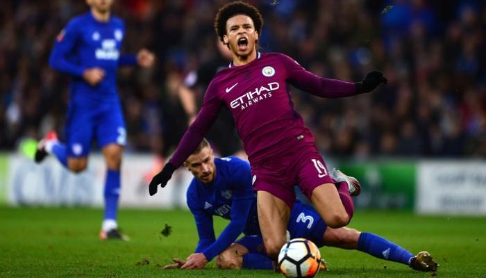 ليروي ساني لاعب مانشستر سيتي