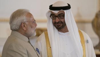 الشيخ محمد بن زايد آل نهيان ورئيس وزراء الهند