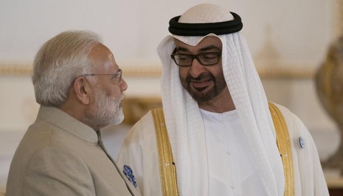 الشيخ محمد بن زايد آل نهيان ورئيس وزراء الهند