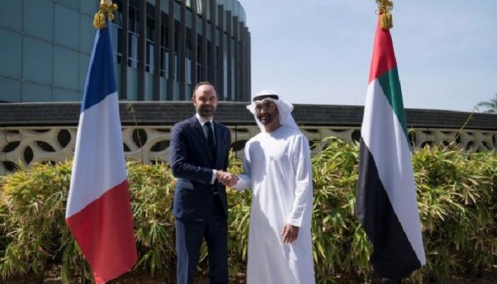 الشيخ محمد بن زايد آل نهيان ورئيس وزراء فرنسا