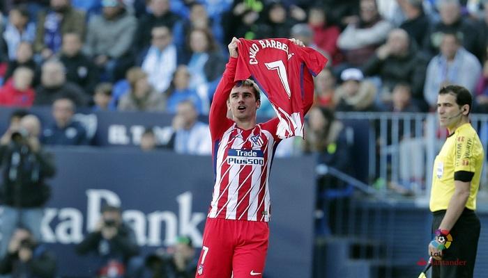 أنطوان جريزمان مهاجم أتلتيكو مدريد