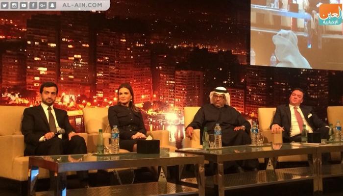 سفير الإمارات ووزيرة الاستثمار المصرية وقيادات شعاع كابيتال
