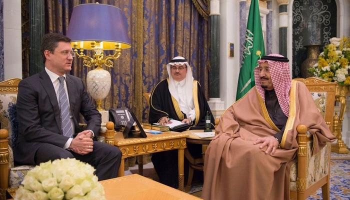خادم الحرمين الشريفين يستقبل وزير الطاقة في روسيا