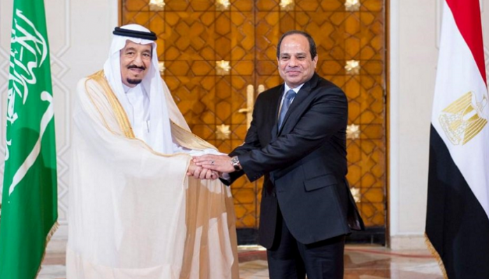 خادم الحرمين والرئيس المصري