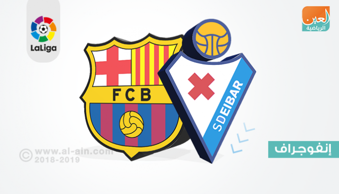برشلونة يحل ضيفا على إيبار