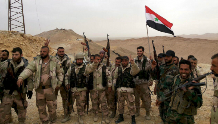 عناصر تابعة لجيش النظام السوري