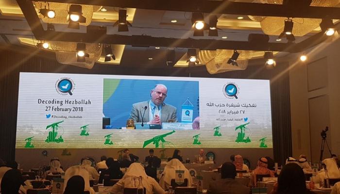 ايزنشتات مخاطبا حلقة نقاشية بعنوان "تفكيك شيفرة حزب الله" بأبوظبي