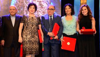 أعضاء لجنة التحكيم خلال التكريم