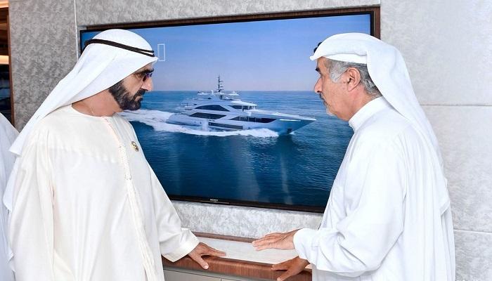 الشيخ محمد بن راشد في معرض دبي الدولي للقوارب