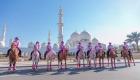 جامع الشيخ زايد الكبير بأبوظبي يستقبل "القافلة الوردية" للمرة الرابعة
