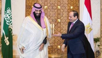 ترحيب واسع قوبل به ولي العهد السعودي بالقاهرة
