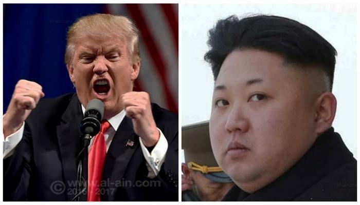 زعيم كوريا الشمالية كيم جونج أون والرئيس الأمريكي دونالد ترامب