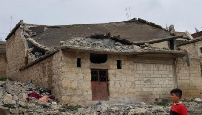 آثار قصف تركي على عفرين - أرشيفية