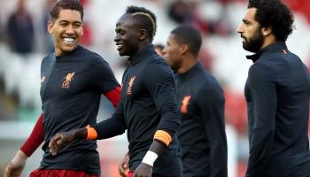 فيرمينو مع ساني وصلاح