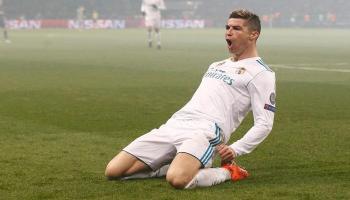 كريستيانو رونالدو نجم ريال مدريد  