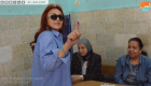 بالصور.. نبيلة عبيد تصوت بالانتخابات الرئاسية: فرحة وواجب وطني