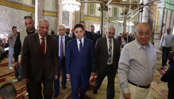 وزير الخارجية المغربي في الأقصى